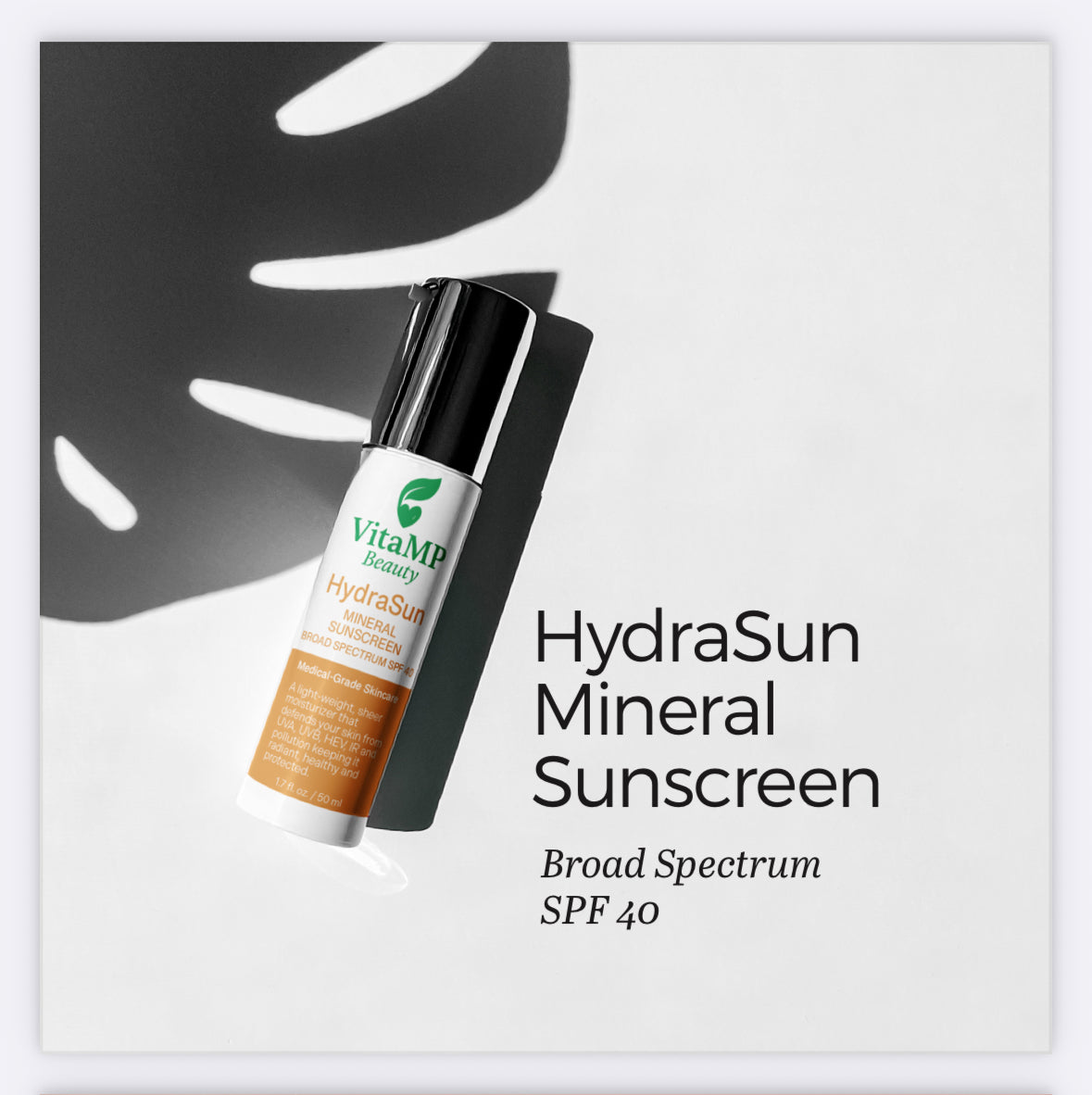 VitaMP HydraSun Mineral Sunscreen SPF 40