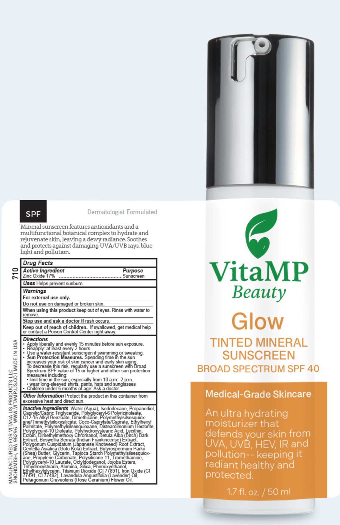VitaMP Glow Tinted Mineral SPF 40