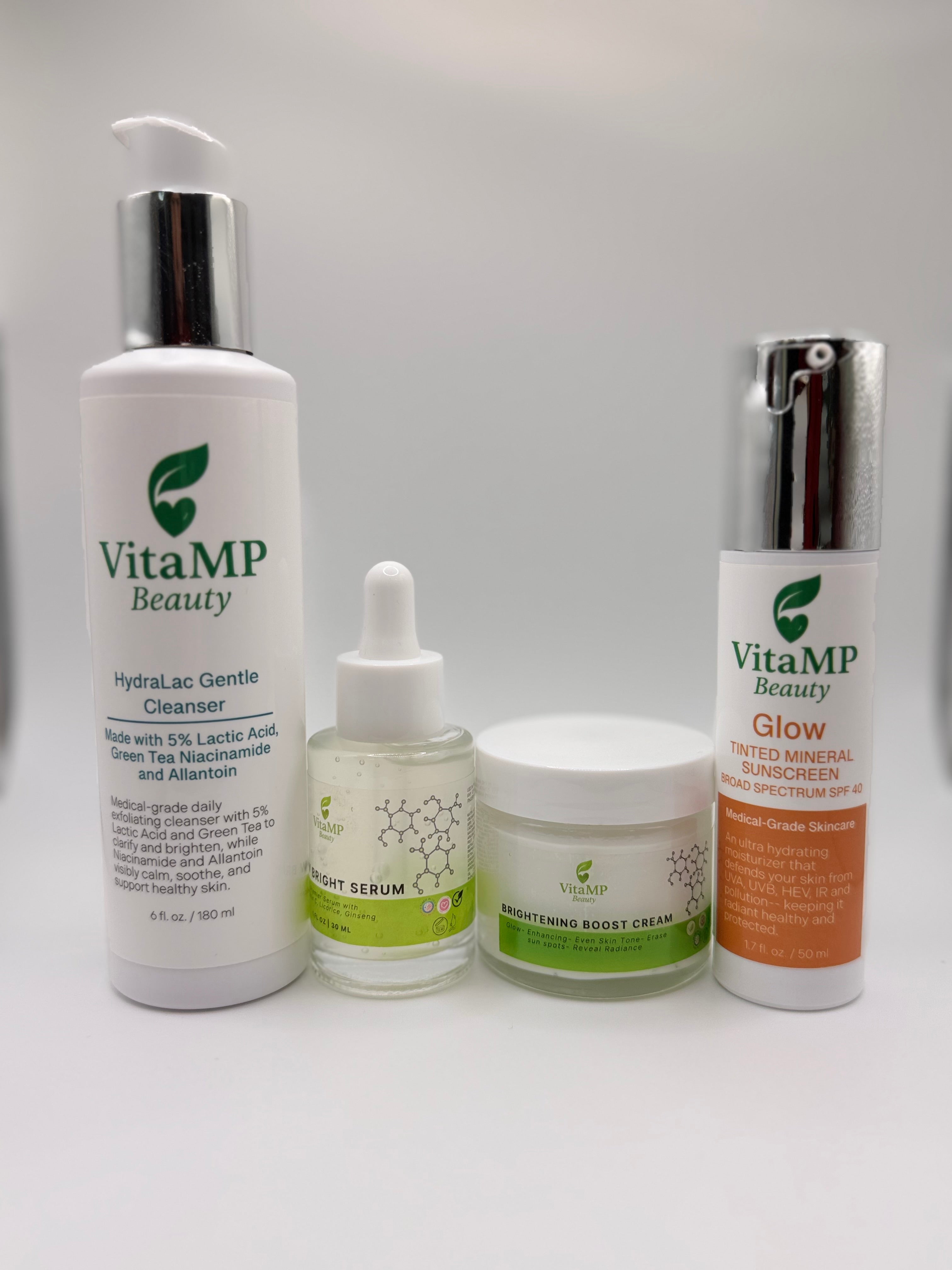 VitaMP Glow System: Ultimate 4-Step Routine for Normal to Dry Skin